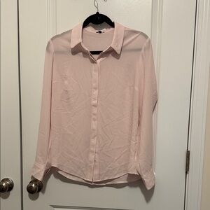Express Soft Pink Collared Shirt